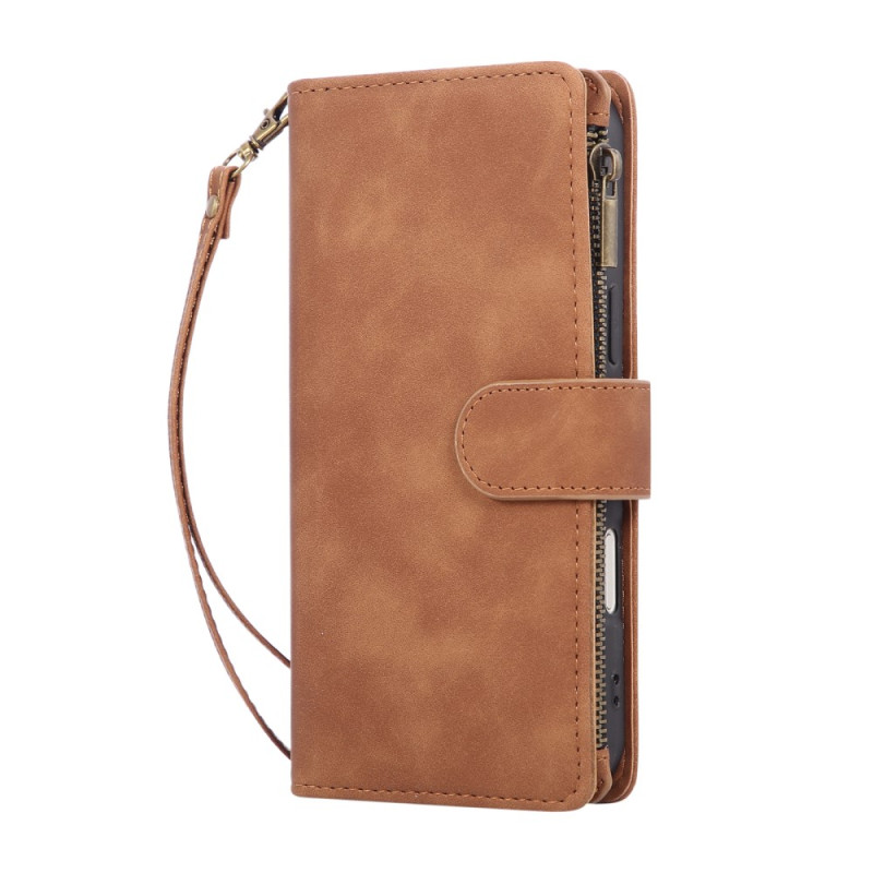 Cover for iPhone 17 Air Suede-effect Wallet
