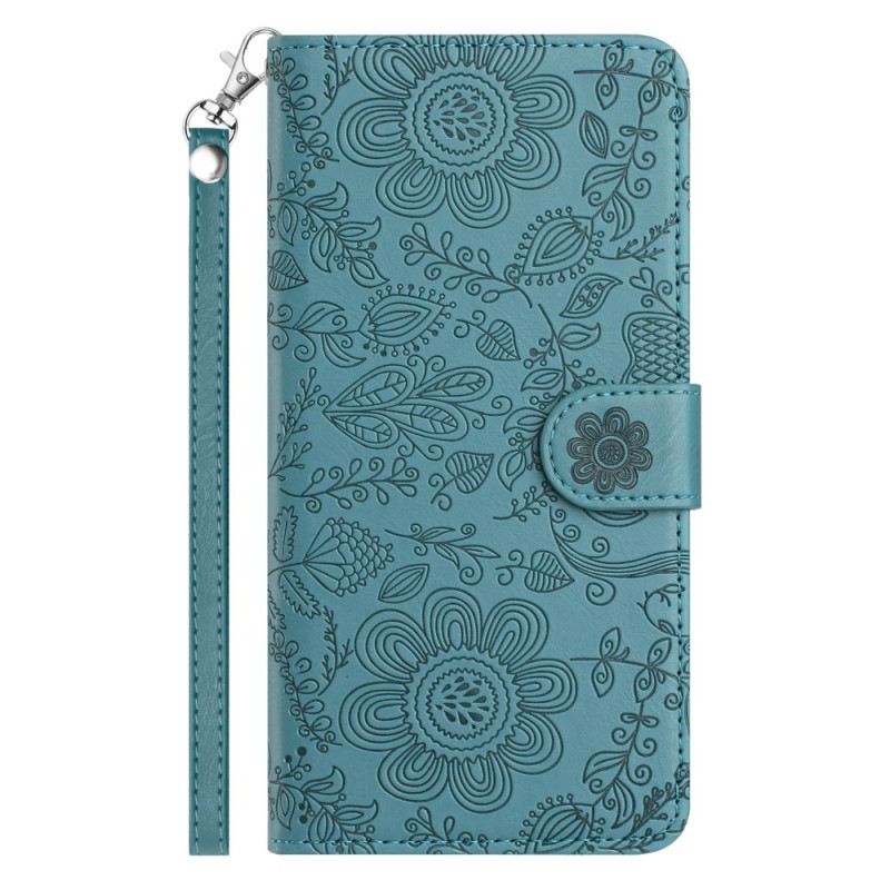 Case iPhone 17 Air Drawing Flowers with Lanyard