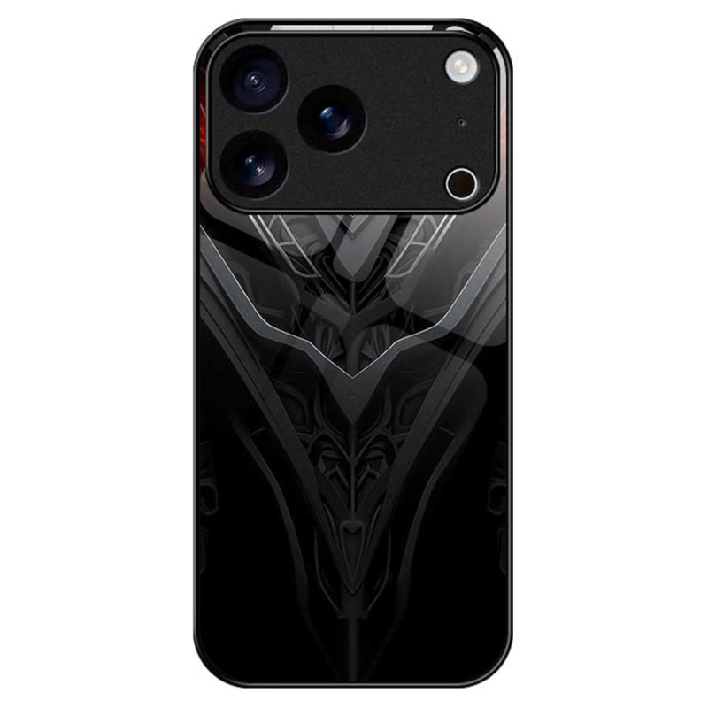 Case iPhone 17 Pro Max Tempered Glass Design Black