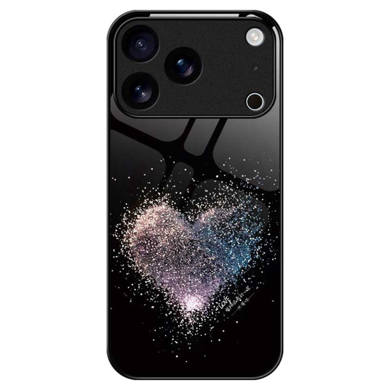 Case iPhone 17 Pro Max Tempered Glass Heart