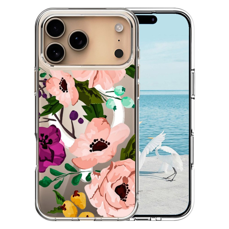 Case iPhone 17 Pro Max Compatible MagSafe Fleurie