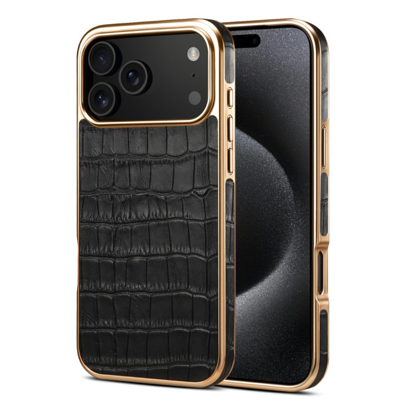 iPhone 17 Pro Max Case Crocodile Texture DENIOR
