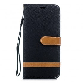 Samsung Galaxy J4 Plus Fabric and Leather Effect Case
