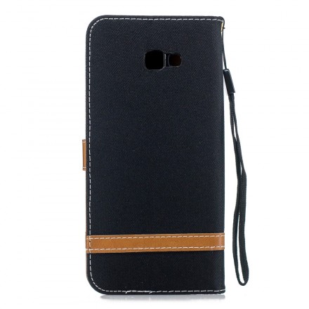 Samsung Galaxy J4 Plus Fabric and Leather Effect Case