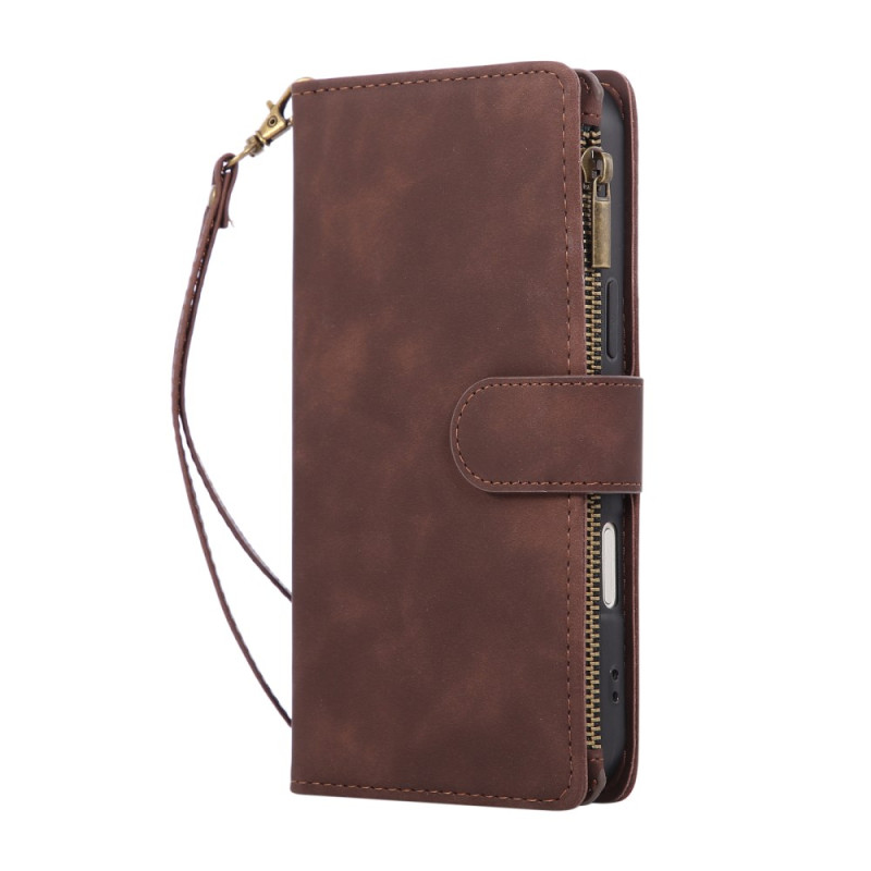 Cover for iPhone 17 Pro Max Suede-effect Wallet