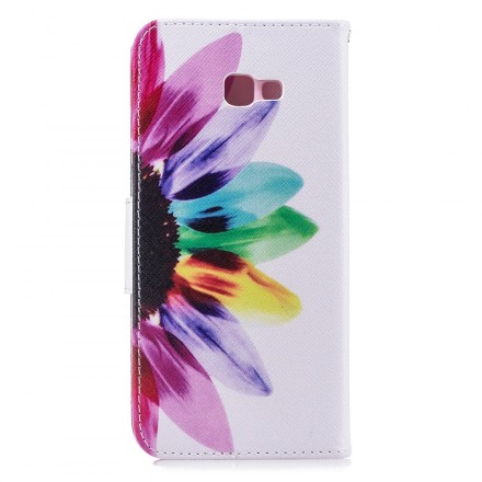 Cover Samsung Galaxy J4 Plus Fleur Aquarelle