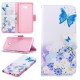 Samsung Galaxy J4 Plus Case Painted Butterflies and Flowers