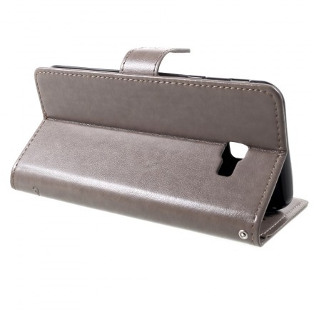 Samsung Galaxy J4 Plus Case Butterflies and Asian Flowers