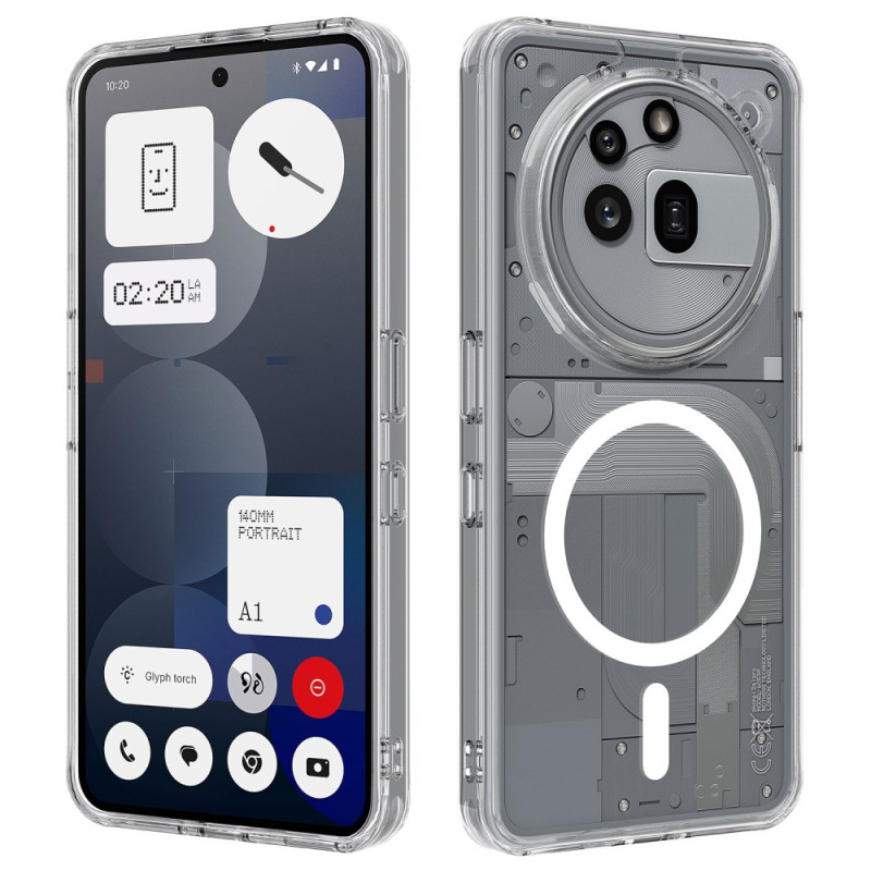 Coque Nothing Phone (3a) Pro Compatible MagSafe Transparente
