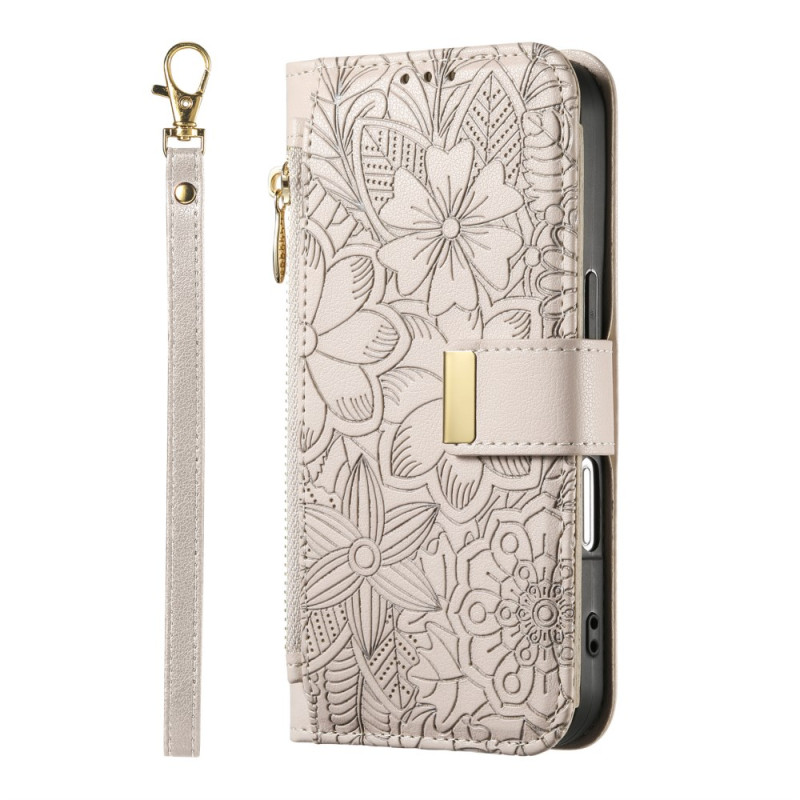 Moto G86 5G Case Fingerprint Leaves and Flowers