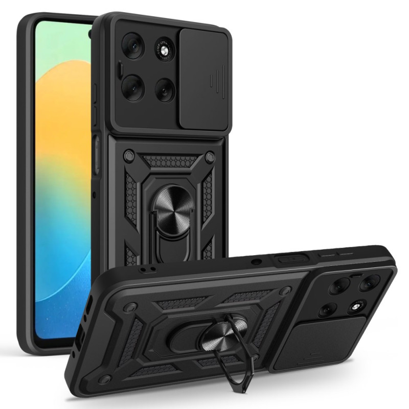 Moto G56 5G Case Sliding Cover for Camera and Stand