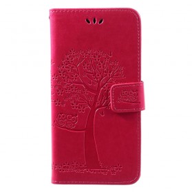 Case Huawei Y7 2019 Tree and Owls with Strap