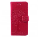 Case Huawei Y7 2019 Tree and Owls with Strap