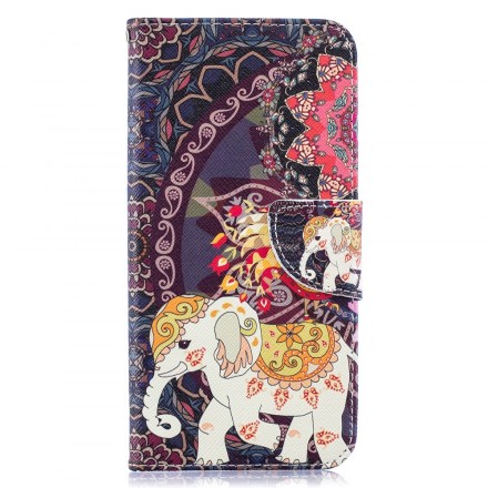 Samsung Galaxy A50 Mandala Ethnic Elephants Case