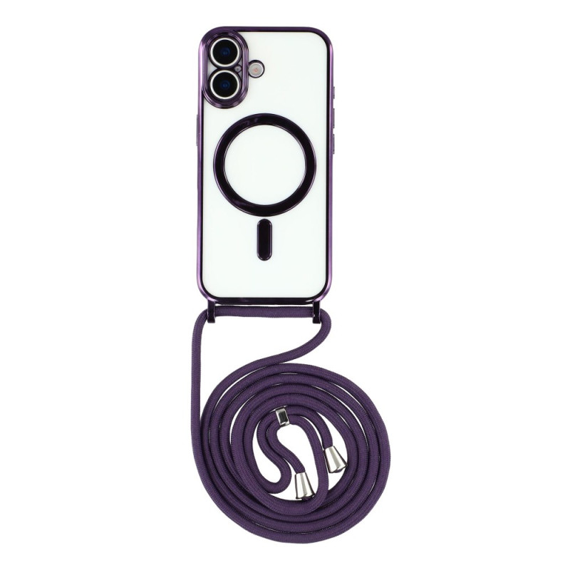 Transparent MagSafe Compatible iPhone 17 Cord Case