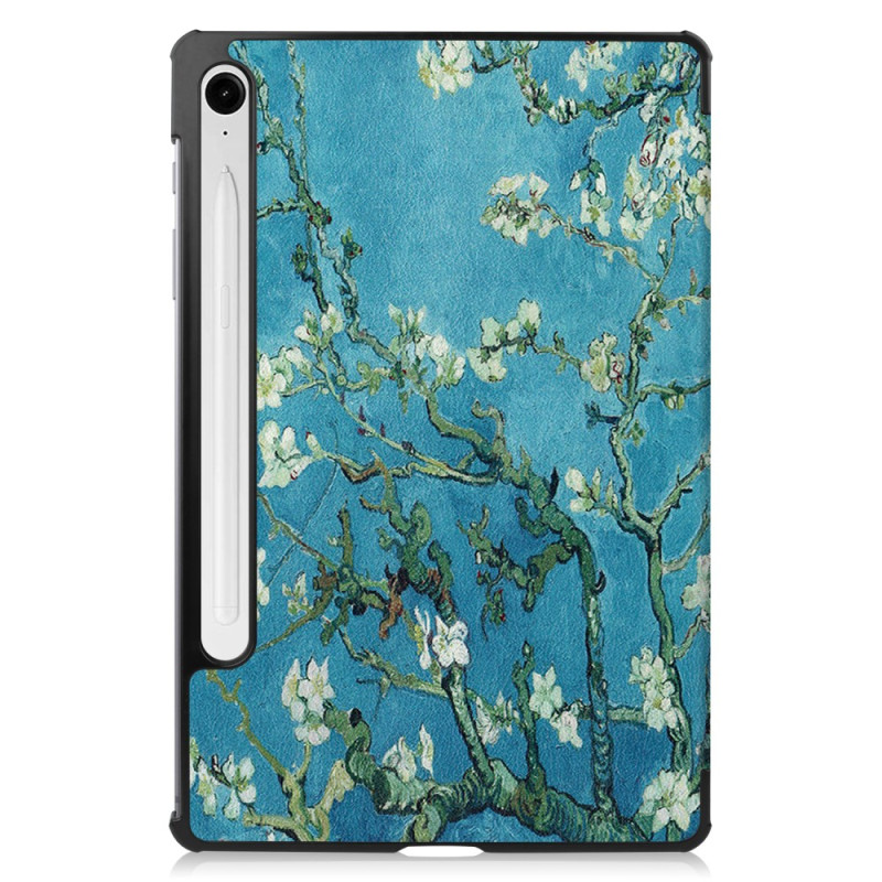 Smart Case Samsung Galaxy Tab S10 Lite Reinforced Stylus Holder Flowered Branches