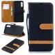 Samsung Galaxy A50 Fabric and Leather Effect Case with Strap