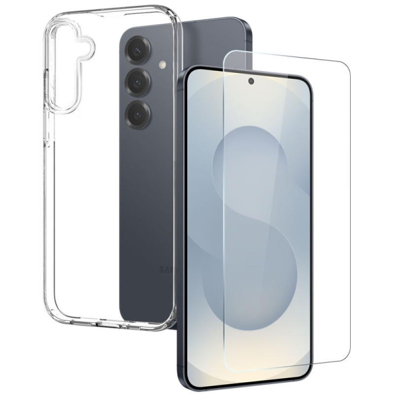 Samsung Galaxy S25 FE Clear Case with Screen Protector