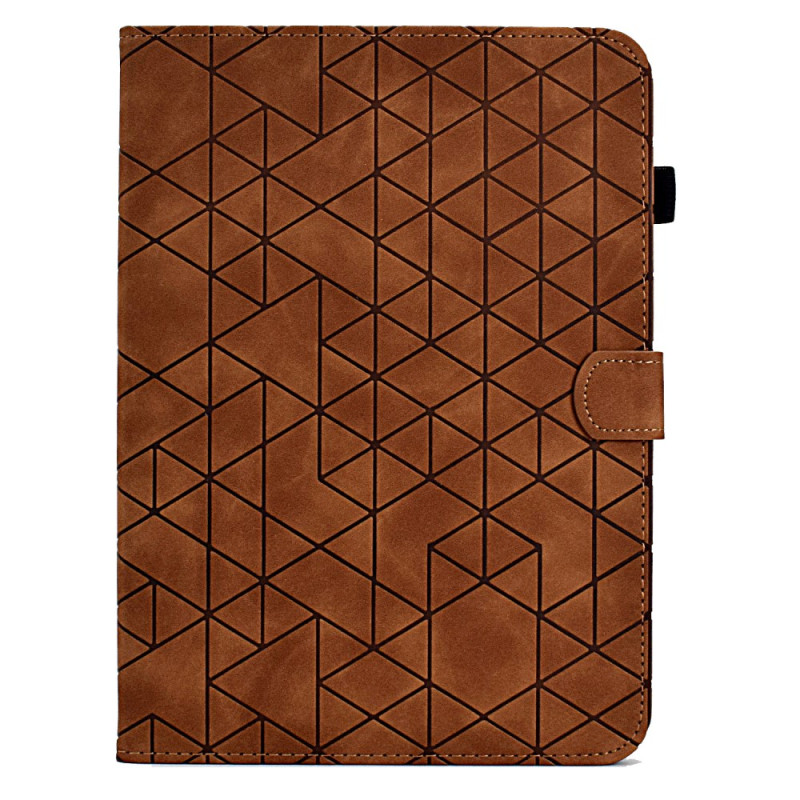 Case Samsung Galaxy Tab A 10.5 (2018) Geometric Suede Effect
