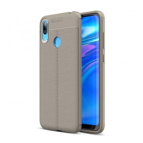 Cover Huawei Y7 2019 Leather Effect Lychee Double line