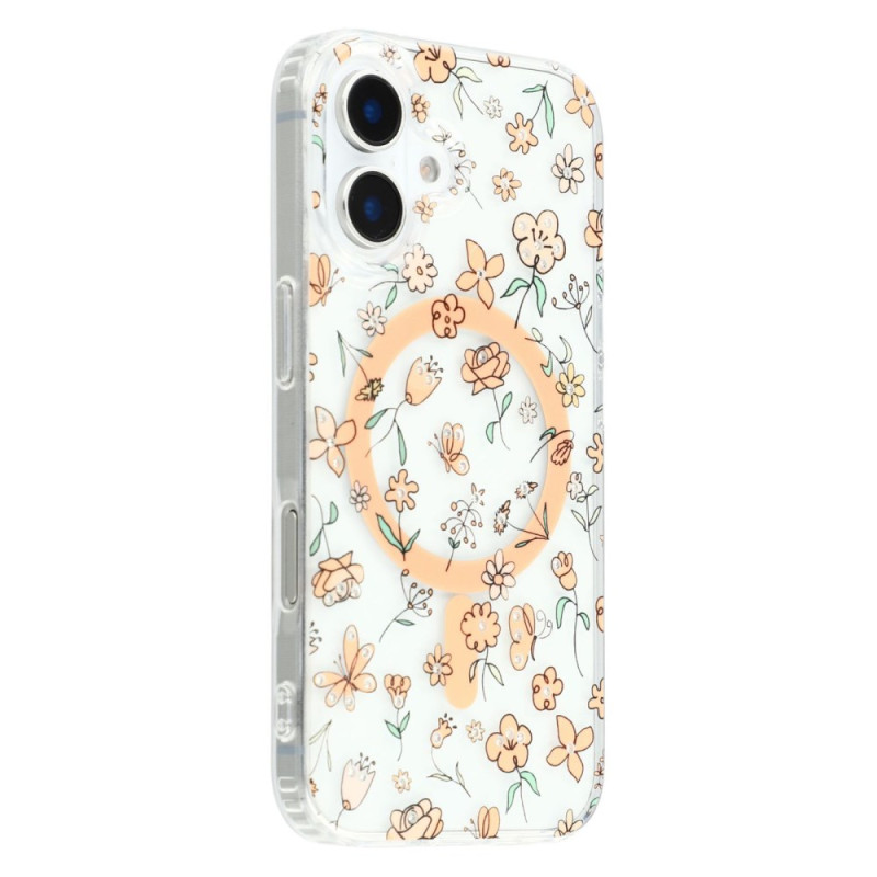 Case for iPhone 16 Plus Compatible MagSafe Fleurettes