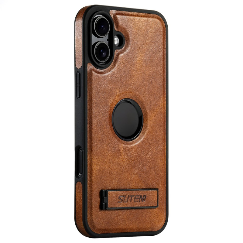 iPhone 16 Plus Case MagSafe Leather Effect SUTENI