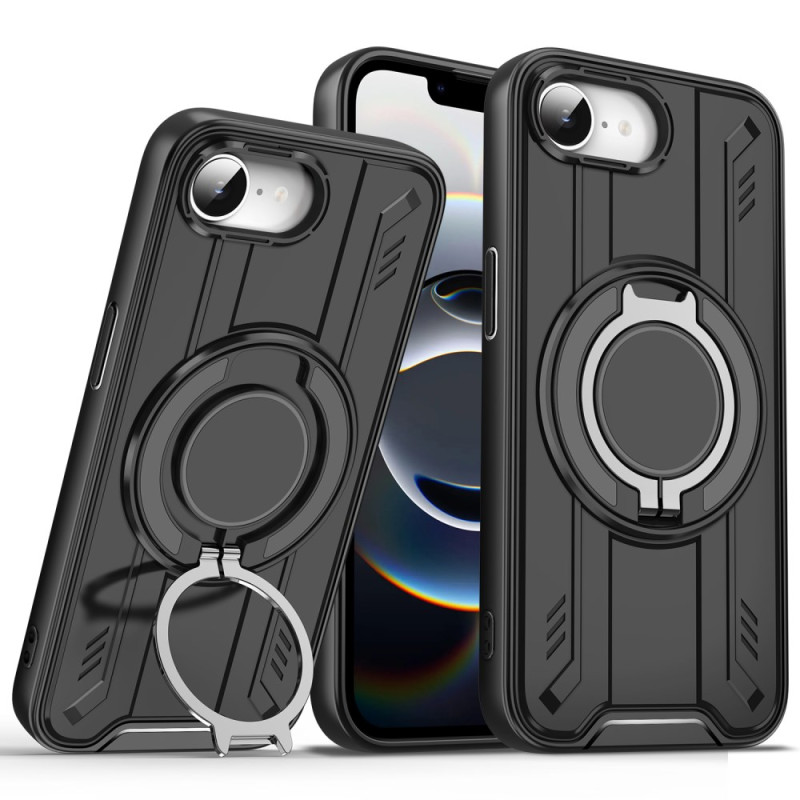 iPhone 16E MagSafe Hybrid Case with 360° Rotating Support