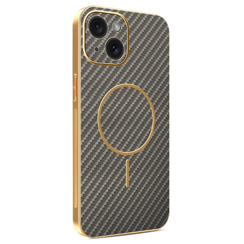 iPhone 15 Case Magsafe Carbon Fibre Texture