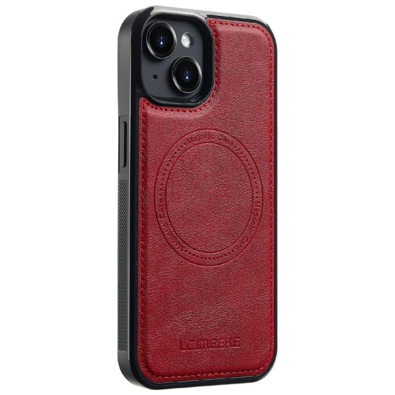 Leather-effect iPhone 15 MagSafe case