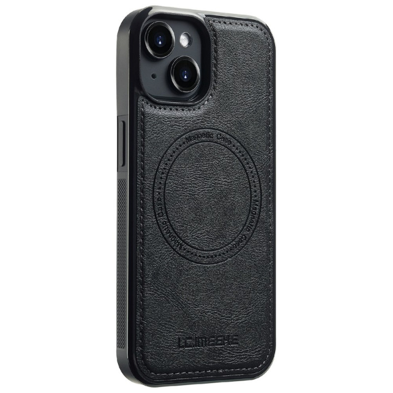 Leather-effect iPhone 15 MagSafe case