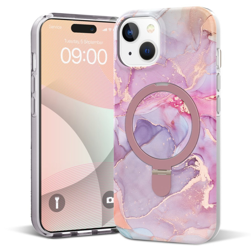 iPhone 15 Case Magafe Marble Ring Stand