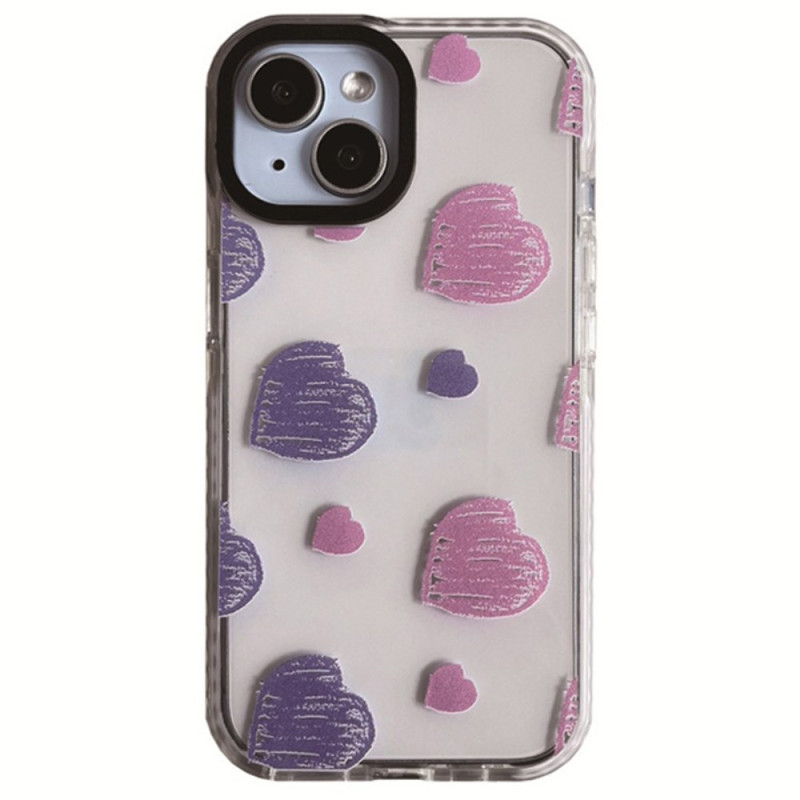 iPhone 15 Hearts Case