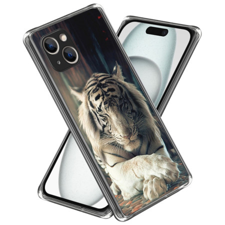 Case iPhone 15 Tiger White