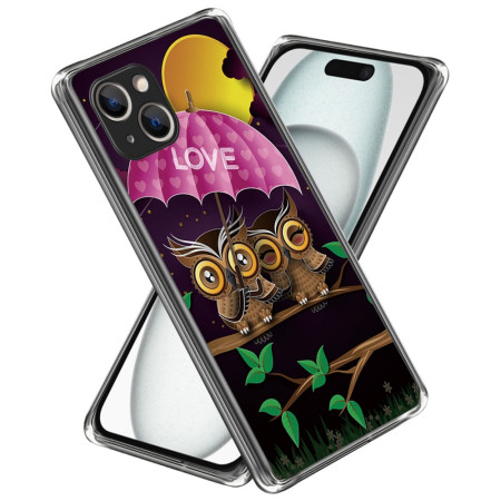 Case iPhone 15 Couple of Owls