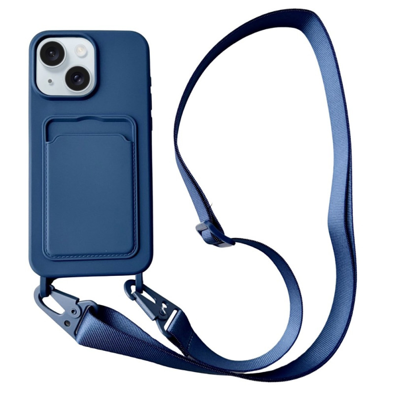Drawstring Case iPhone 15 Silicone Card Case Liquid