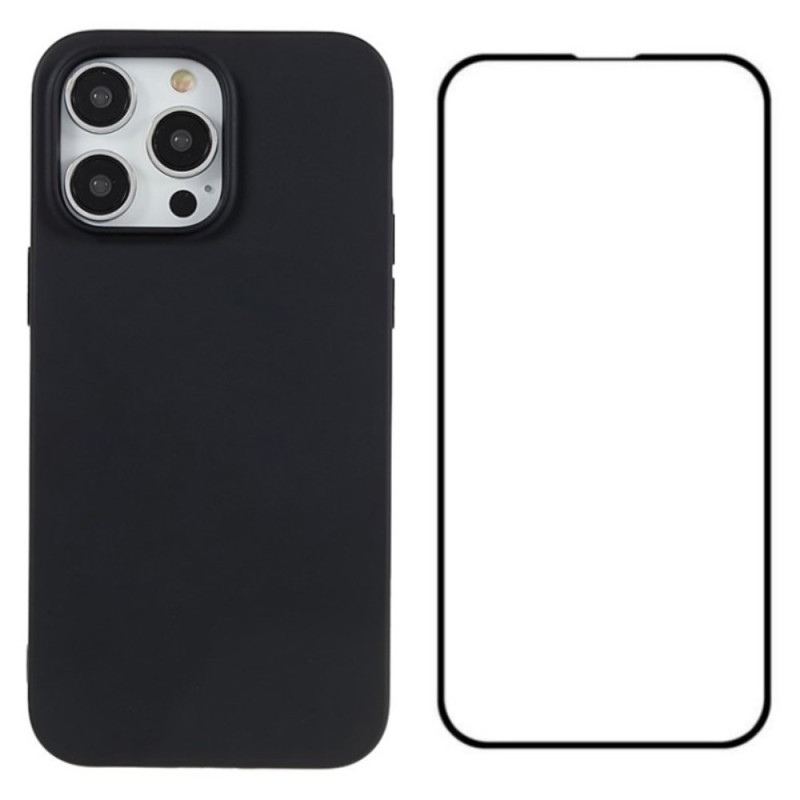 iPhone 15 Pro Silicone Case with Screen Protector