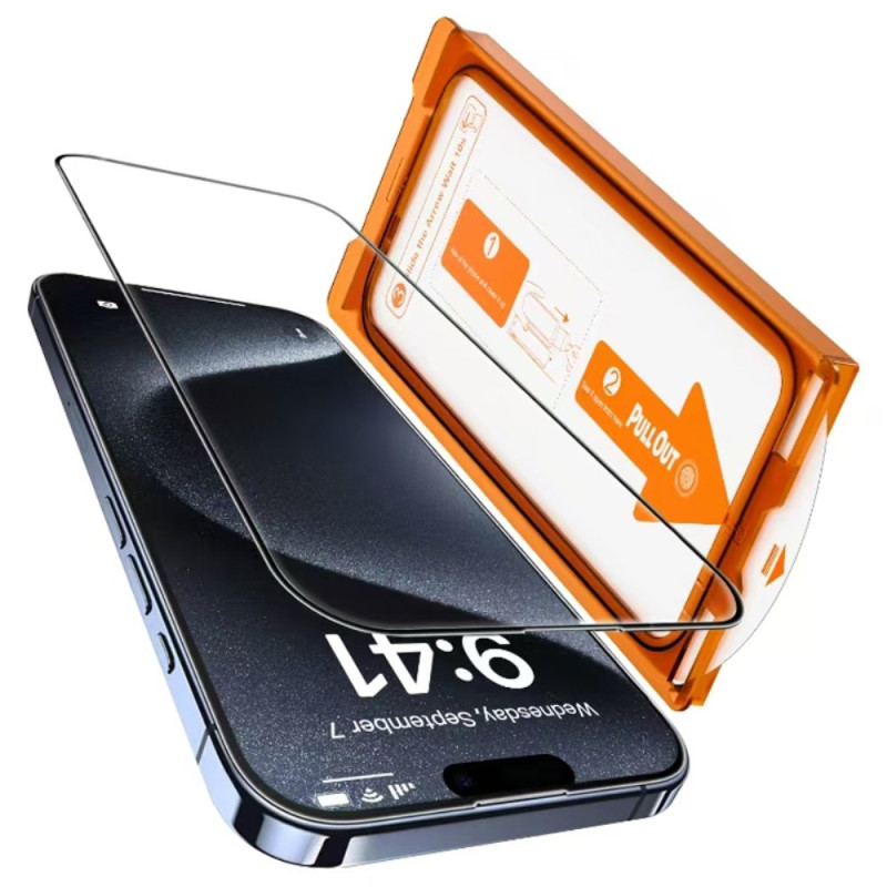 iPhone 15 Tempered Glass Screen Protector Installation Tool
