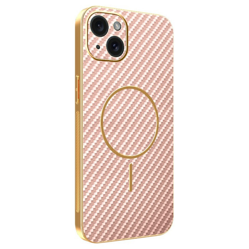 Carbon Fibre Texture iPhone 15 Plus Case
