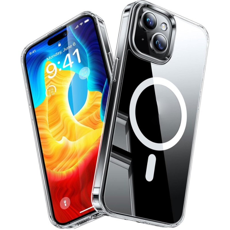 iPhone 15 Plus Case MagSafe Transparent Premium Design
