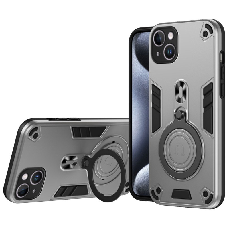 Robust iPhone 15 Plus Case with Rotating Support