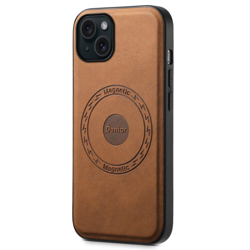 iPhone 15 Plus Case MagSafe Primeur Leather Effect