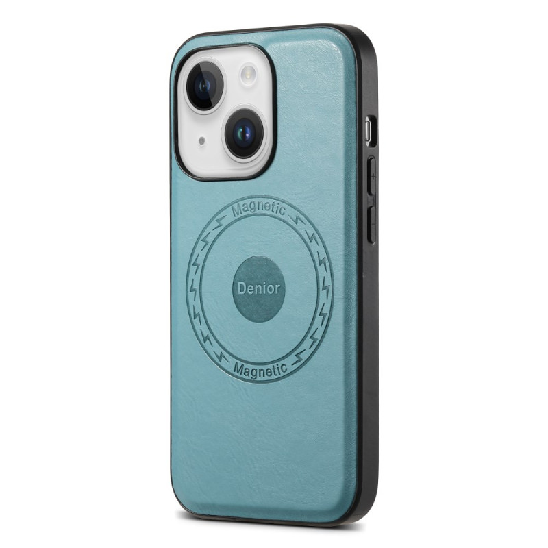 Phone 15 Plus Case MagSafe Classic Leather Effect