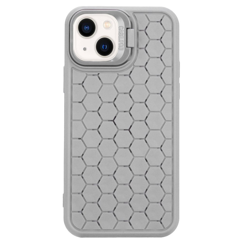 iPhone 15 Plus Honeycomb Design Case with Stand