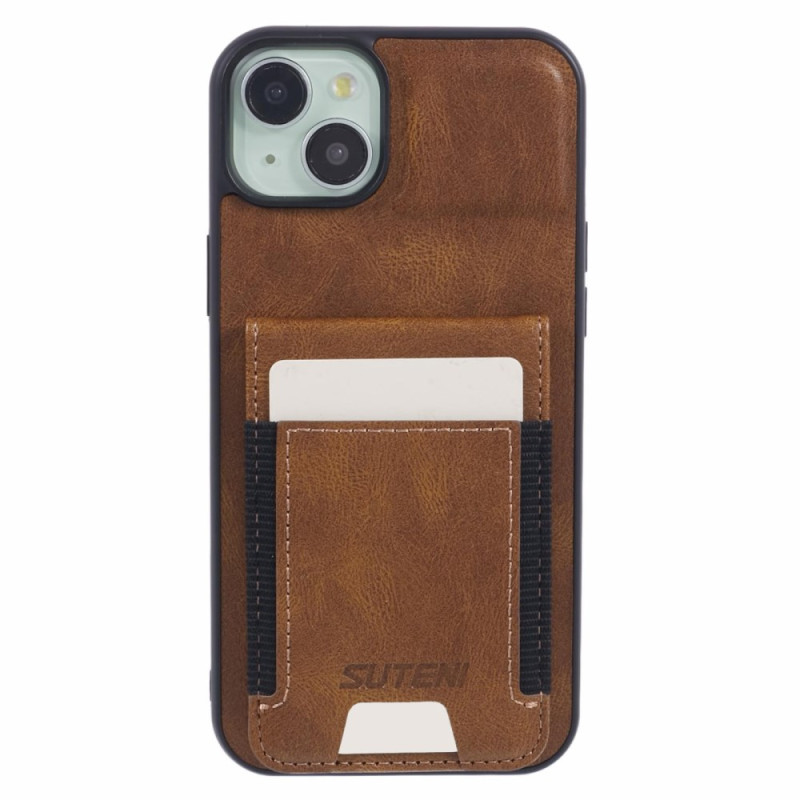 Leather-effect iPhone 15 Plus Card Case