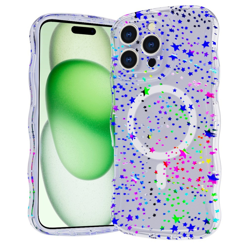 iPhone 15 Pro Case MagSafe Corrugated Design Glossy