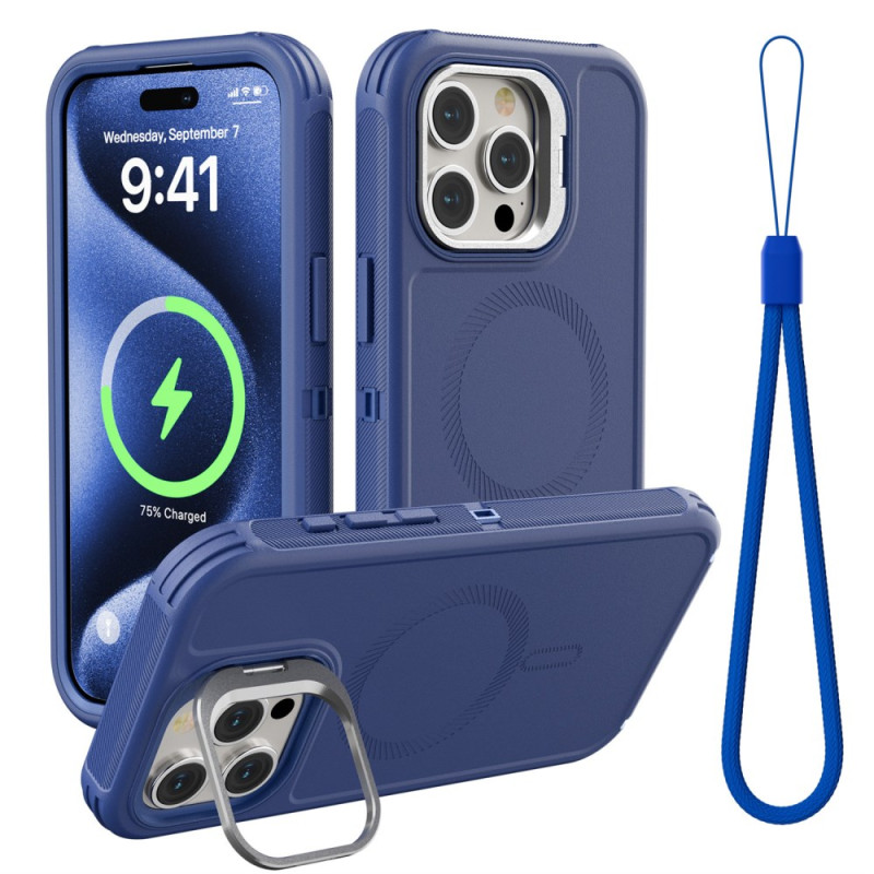 iPhone 15 Pro Max MagSafe Case with Stand and Lanyard