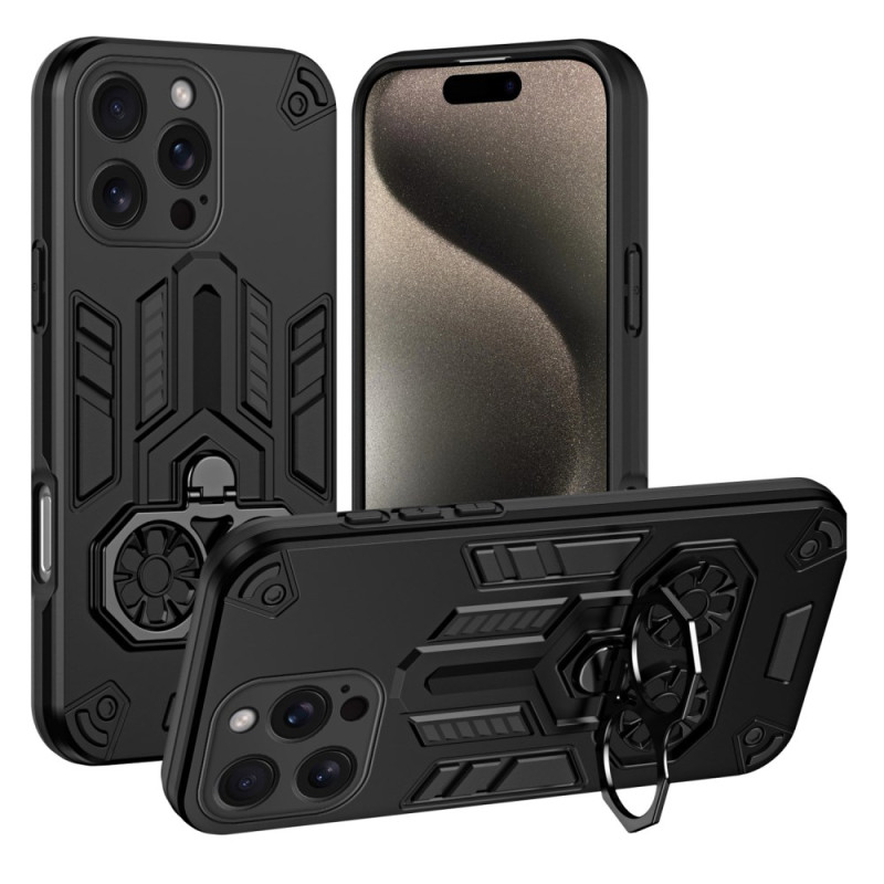 Case iPhone 15 Pro Max Support Ring and Kickstand
