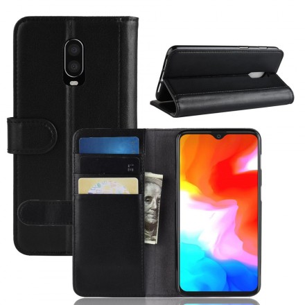 OnePlus 6T Cuir Fendu