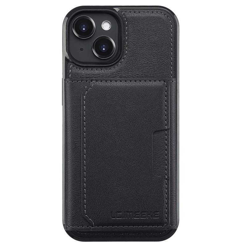 iPhone 14 MagSafe case with detachable leather-effect card holder