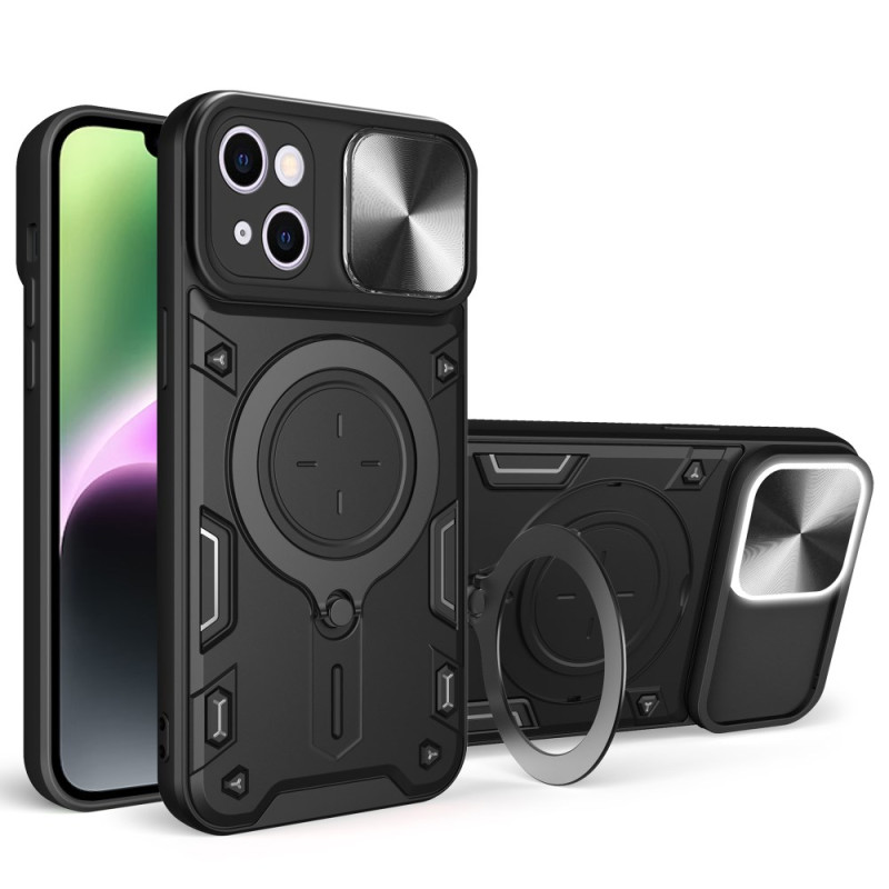 iPhone 14 MagSafe Case with Sliding Camera Cover and Rotating Bracket